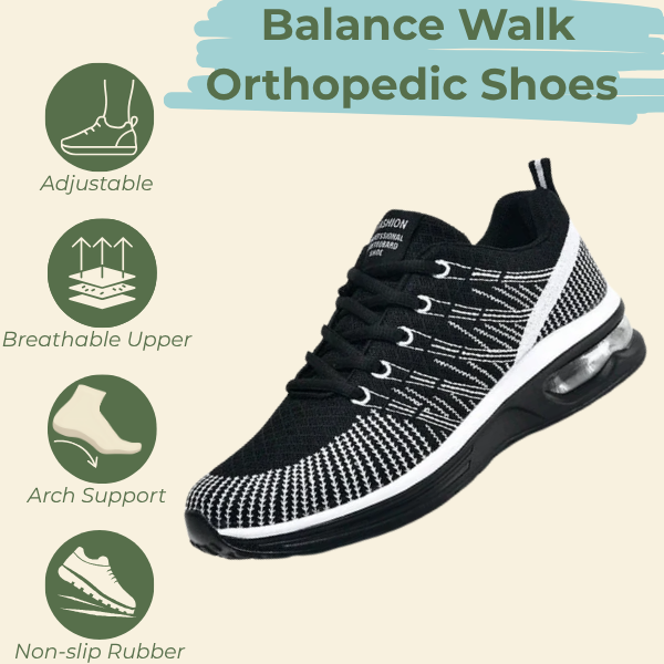 Balance Walk – Stabile orthopädische Schuhe zur Linderung von Neuropathie und Rückenschmerzen | OrthoHike