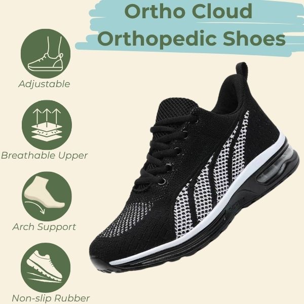 Ortho Cloud – Orthopädische Schuhe mit Luftpolster für Plantarfasziitis und Gelenkschmerzen | OrthoHike