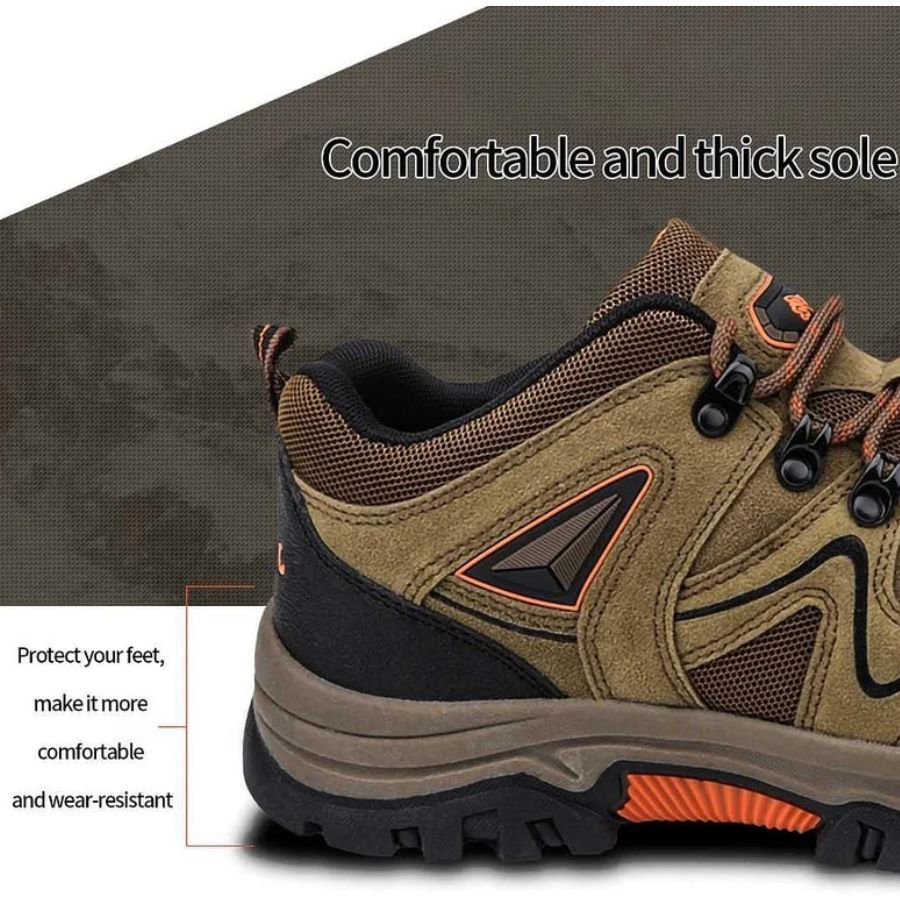 Warrior – Leichte, atmungsaktive orthopädische Wanderschuhe für Herren. Bequeme Trekkingschuhe für alle Jahreszeiten | OrthoHike