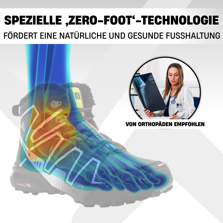 CloudHike Snow – Orthopädische Schuhe für Fuß-, Knie- & Rückenschmerzen beim Gehen & Wandern | OrthoHike