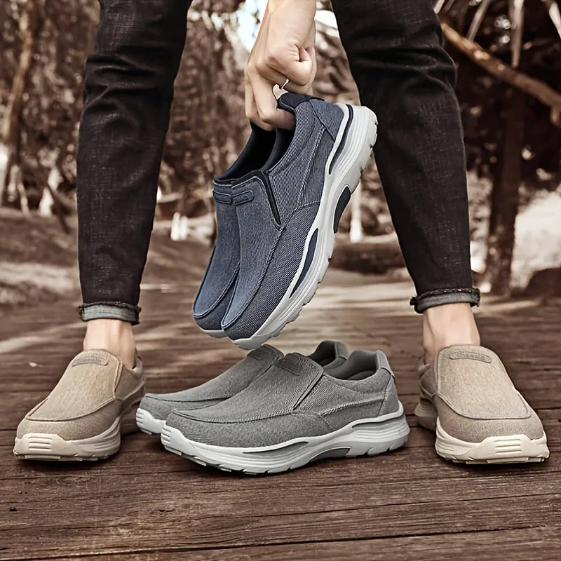 Orthopädische Freizeit-Wanderschuhe für Herren – bequem, atmungsaktiv mit Fußgewölbeunterstützung OrthoHike