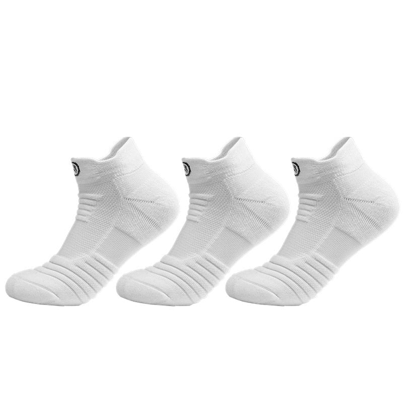 Weiße atmungsaktive Söckchen OrthoHike – 3er-Pack
