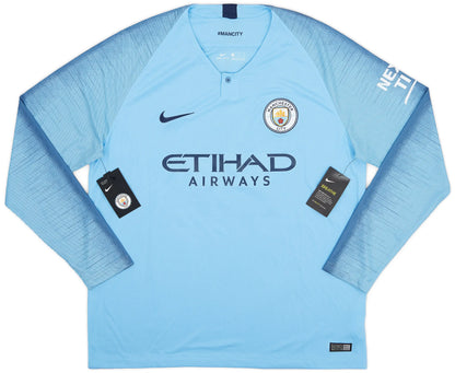 Manchester City 2018/19 (Home) - Long Sleeve