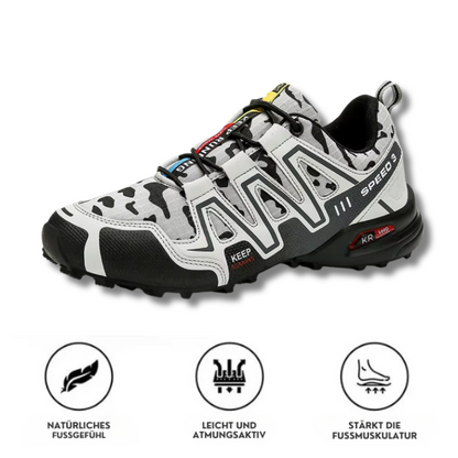 CloudHike CAMO – Orthopädische Schuhe für Fuß-, Knie- & Rückenschmerzen beim Gehen & Wandern | OrthoHike