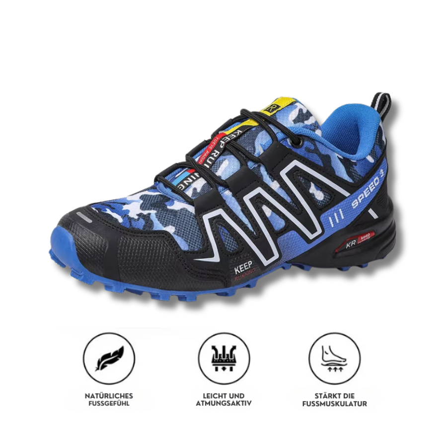 CloudHike CAMO – Orthopädische Schuhe für Fuß-, Knie- & Rückenschmerzen beim Gehen & Wandern | OrthoHike