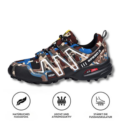 CloudHike CAMO – Orthopädische Schuhe für Fuß-, Knie- & Rückenschmerzen beim Gehen & Wandern | OrthoHike