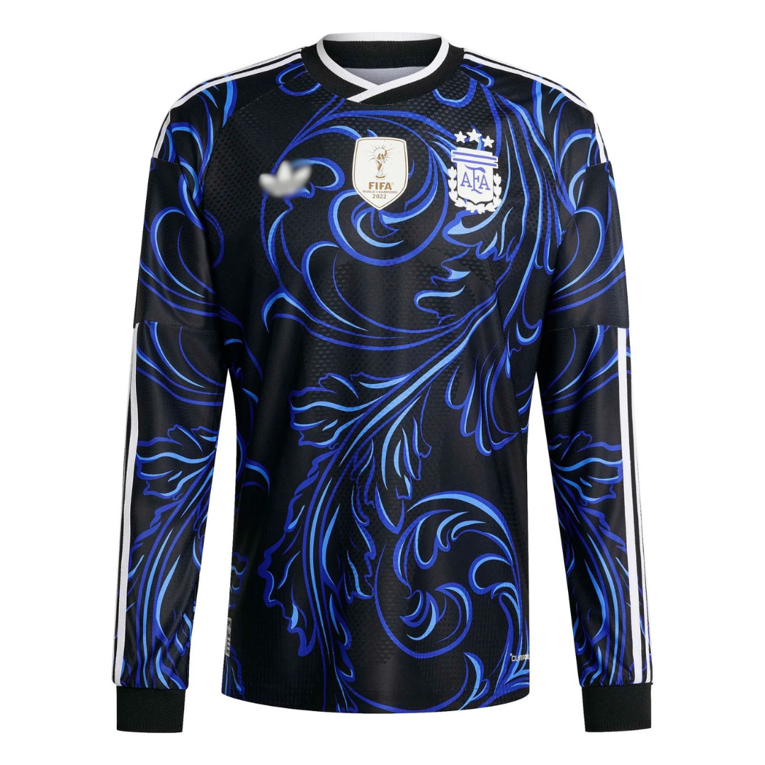 Argentina 2026 (Away) w/ World Cup Champions badge - Long Sleeve