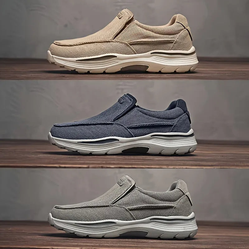 Orthopädische Freizeit-Wanderschuhe für Herren – bequem, atmungsaktiv mit Fußgewölbeunterstützung OrthoHike
