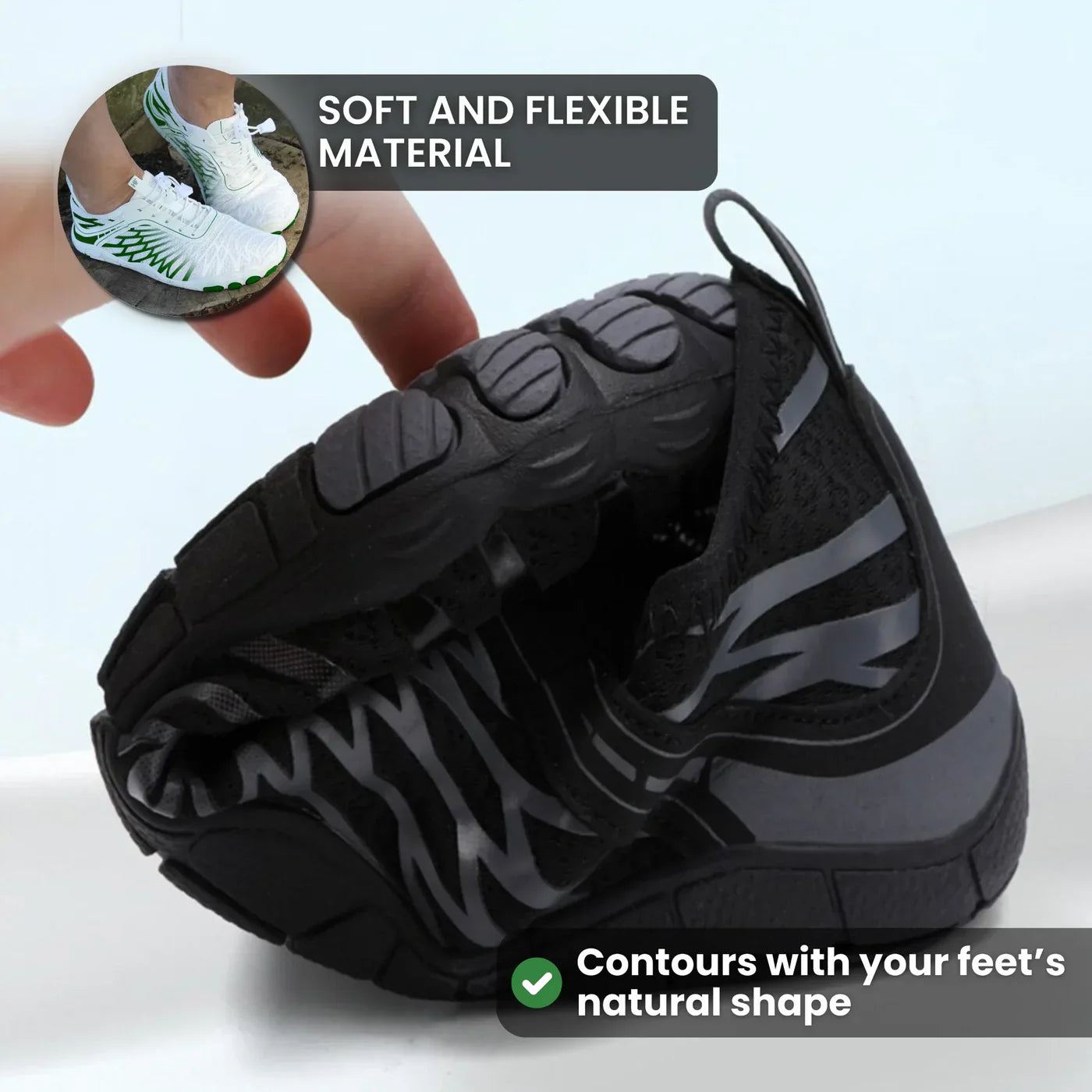 OrthoHike BareTrail – Atmungsaktive und rutschfeste Universal-Barfußschuhe
